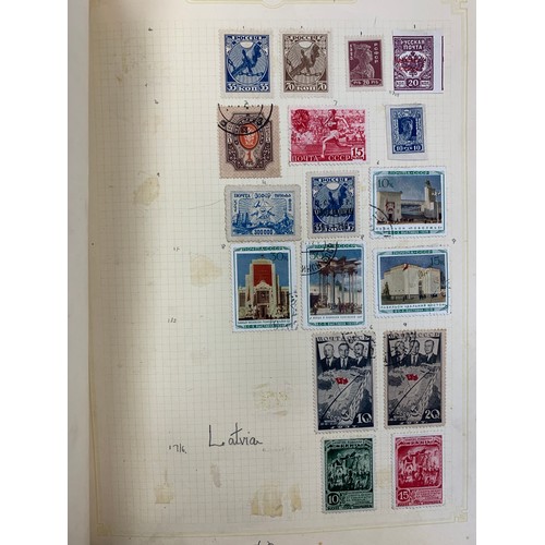 19 - World stamp collection in album, including; BC with mostly part sets U, Great Britain with 1934 re-e... 