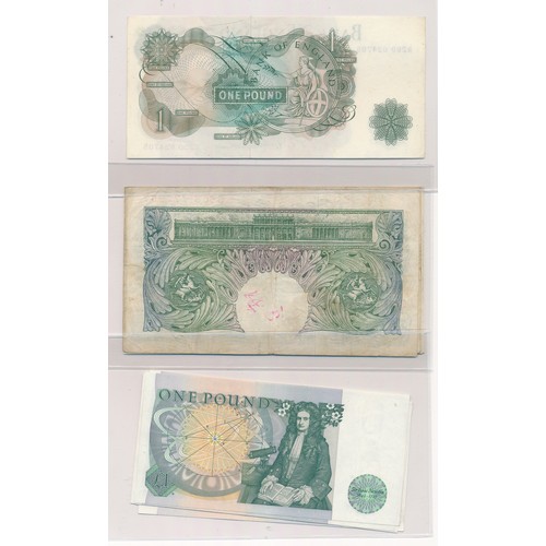 238 - GB Banknotes £1 collection (31) in mixed condition with Peppiatt (7), Beale (9, including K81C 33076... 