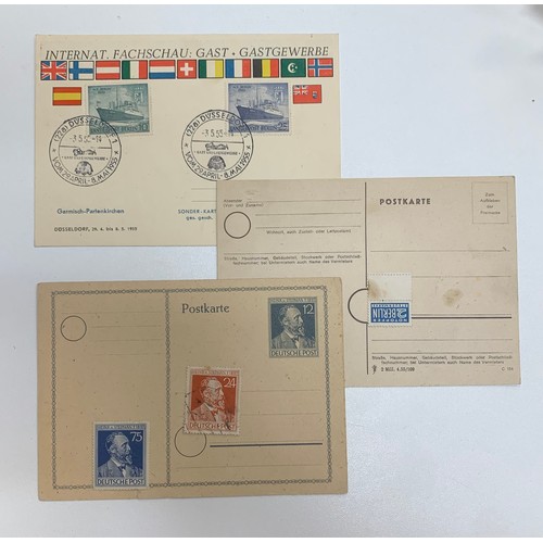 67 - Germany, small range of middle period issues to include; 1952 Youth Hostels Fund pair UM, 1951 Post ... 