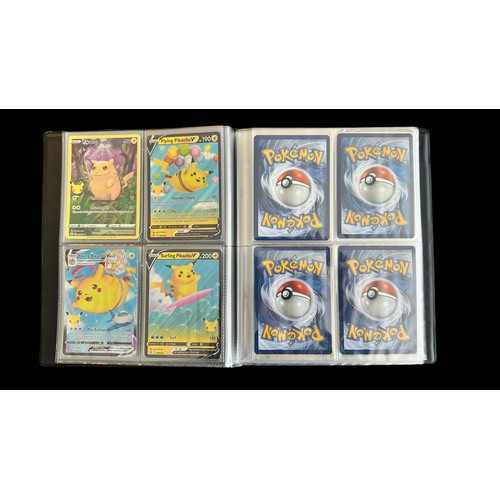 363 - Folder containing 49 Pokemon Celebration Cards. All in good condition. Holo and full art cards. QTY ... 