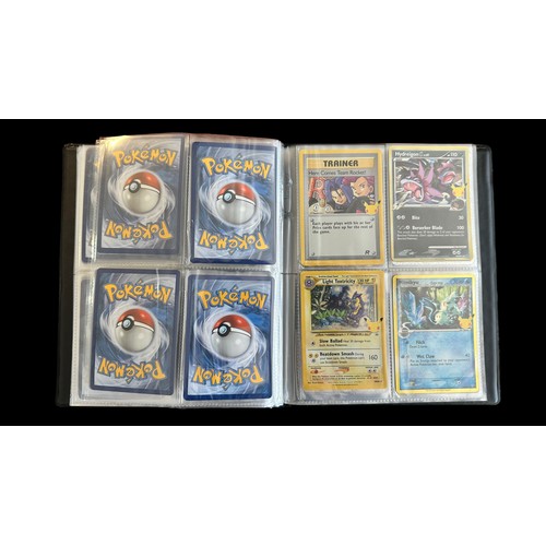 363 - Folder containing 49 Pokemon Celebration Cards. All in good condition. Holo and full art cards. QTY ... 