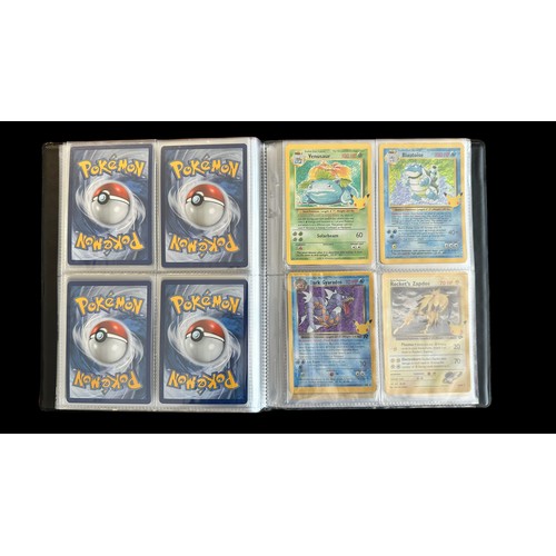 363 - Folder containing 49 Pokemon Celebration Cards. All in good condition. Holo and full art cards. QTY ... 