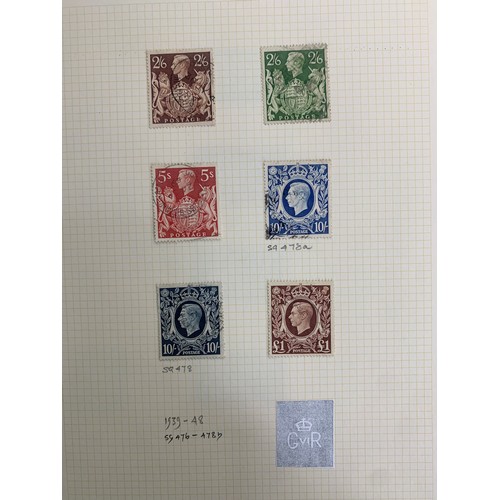 175 - Great Britain, The Four Kings fine used range to include; 1911-12 Downey Heads range FU, 1912-24 Roy... 