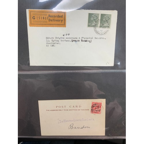 99 - Ireland, interesting Four Kings  to QEII cover collection in binder, including Airmail, Paquebot and... 