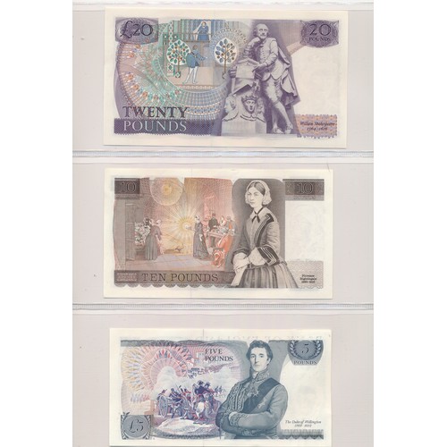 235 - GB Banknotes collection Fforde & Page (12), with Fforde £10 A63, £5 X41, £1 T04D, 10/- D29N, Page £2... 