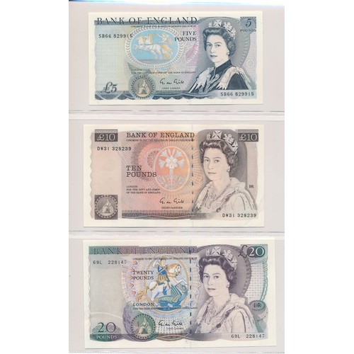 232 - GB Banknotes Somerset, Gill & Kentfield (15), with Somerset £50 B51, £20 H07, 18A, £10 AN68, £5 LW01... 