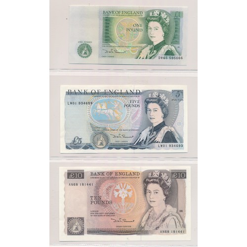 232 - GB Banknotes Somerset, Gill & Kentfield (15), with Somerset £50 B51, £20 H07, 18A, £10 AN68, £5 LW01... 