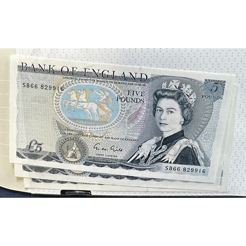 233 - GB Banknotes (34) with £50 Lowther J01, Salmon AC68, ranges of £20, £10, £5, £1, 10/- etc.