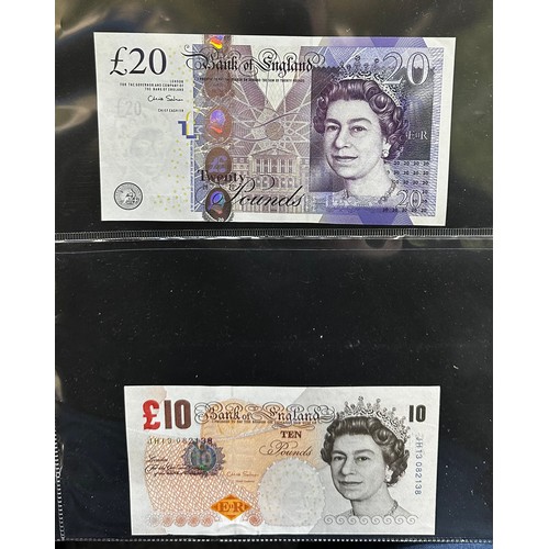 233 - GB Banknotes (34) with £50 Lowther J01, Salmon AC68, ranges of £20, £10, £5, £1, 10/- etc.