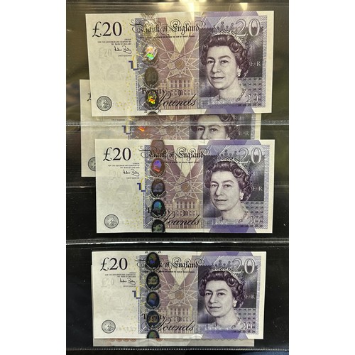 233 - GB Banknotes (34) with £50 Lowther J01, Salmon AC68, ranges of £20, £10, £5, £1, 10/- etc.