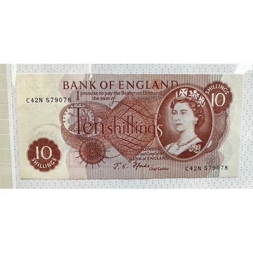 233 - GB Banknotes (34) with £50 Lowther J01, Salmon AC68, ranges of £20, £10, £5, £1, 10/- etc.