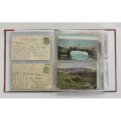 95 - Ireland, collection of Irish postcards including pictorial, greetings, landmarks, with Natural Bridg... 