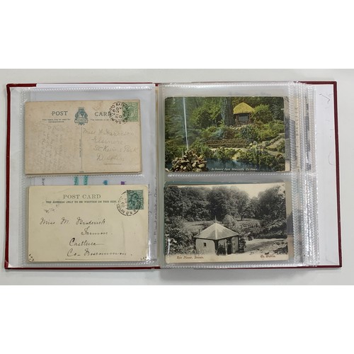 95 - Ireland, collection of Irish postcards including pictorial, greetings, landmarks, with Natural Bridg... 