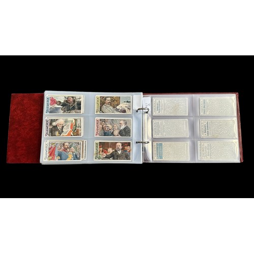 392 - Collection of Stollwerck sets, in plastic sleeves in an album with a total of  31 complete sets of 6... 