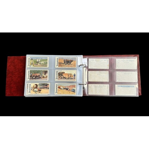 392 - Collection of Stollwerck sets, in plastic sleeves in an album with a total of  31 complete sets of 6... 