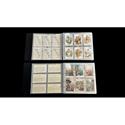 359 - Liebig collection of complete sets of 6 (103), in plastic sleeves, in an album with numbers ranging ... 