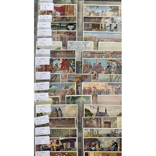 359 - Liebig collection of complete sets of 6 (103), in plastic sleeves, in an album with numbers ranging ... 