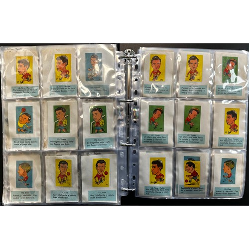 358 - L.C.L./L.O.L. Chile 1962 World Cup Football stickers (approx. 2,500), in 2 albums, all in plastic sl... 