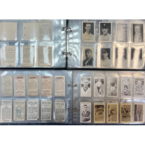 278 - Collection of cigarette and trade cards, mainly part sets in 6 albums (2 large), in variable conditi... 