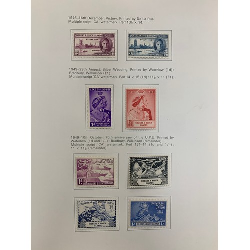 78 - Gilbert & Ellice Islands, early to modern collection in binder, to include; 1911 set M, 1912-24 vals... 