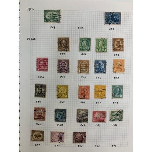 125 - United States of America, 1851-1980 collection in binder, to include; 1851 3c U & 12c U, 1861 12c U,... 