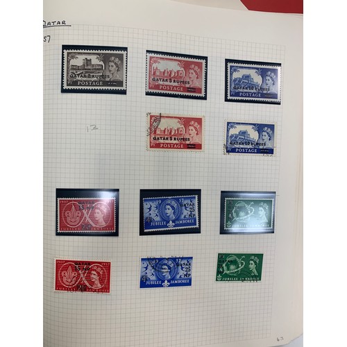 51 - British Middle East & Morocco Agencies collection in album to include; Bahrain 1956-57 set to 10r M/... 