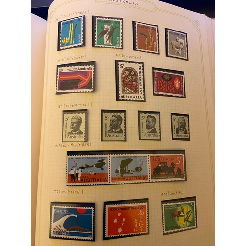 43 - Australia KGV-QEII M/UM and Used collection in SG Simplex album, incl a good selection of sets both ... 