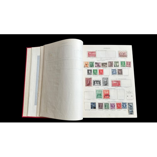 28 - British Commonwealth, George VI collection in red SG KGVI album 1956 to end in brown box, used colle... 