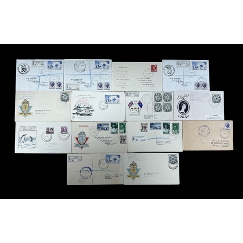 49 - Australian Antarctic Territory First Day Covers collection (14), with useful postmark interest.