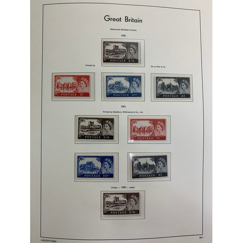 191 - Great Britain, QEII 1953-1979 collection in Hingeless Lighthouse album, to include; 1952-54 set to 1... 