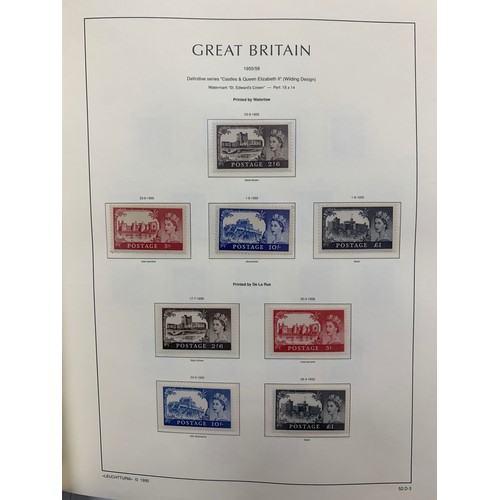 192 - Great Britain, QEII fine unmounted mint collection in Hingeless Lighthouse album, to include; 1952-5... 