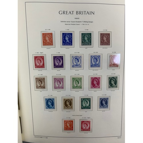 192 - Great Britain, QEII fine unmounted mint collection in Hingeless Lighthouse album, to include; 1952-5... 