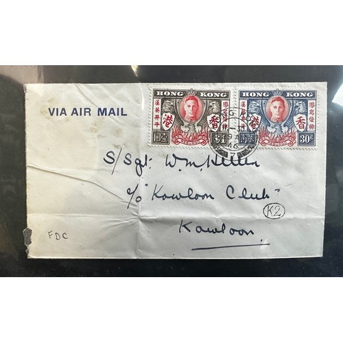 33 - British Commonwealth, 1946 Victory omnibus (86), in Royal Mail FDC album, mostly plain covers, but s... 