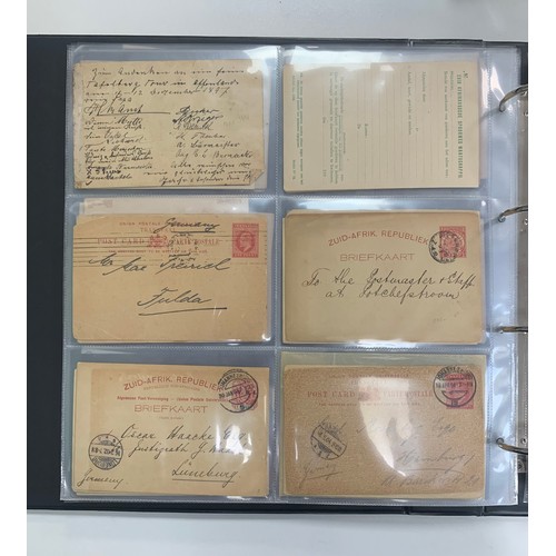 119 - South Africa & Provinces, QV onwards Postal History collection in large binder, including various ca... 