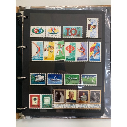 53 - China, modern collection in binder, 1980’s issues with 40 FDC’s.