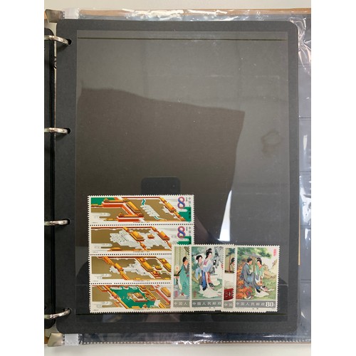 53 - China, modern collection in binder, 1980’s issues with 40 FDC’s.