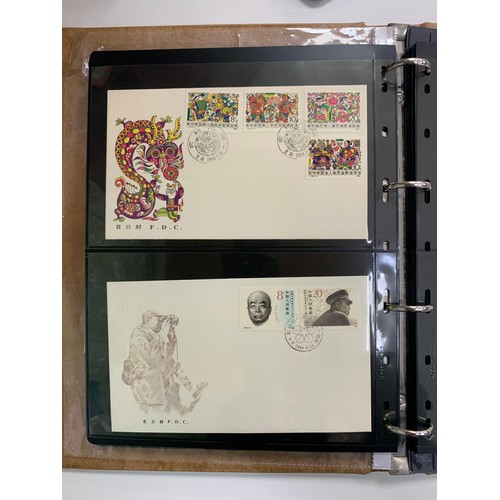 53 - China, modern collection in binder, 1980’s issues with 40 FDC’s.