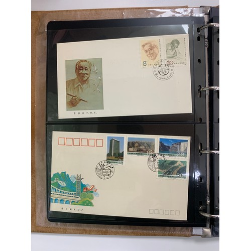 53 - China, modern collection in binder, 1980’s issues with 40 FDC’s.