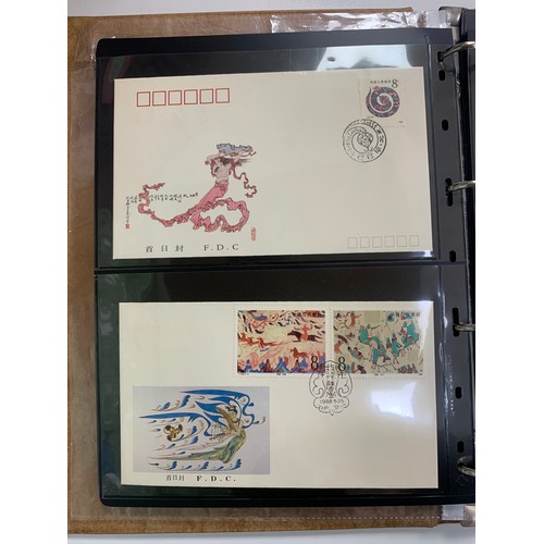 53 - China, modern collection in binder, 1980’s issues with 40 FDC’s.