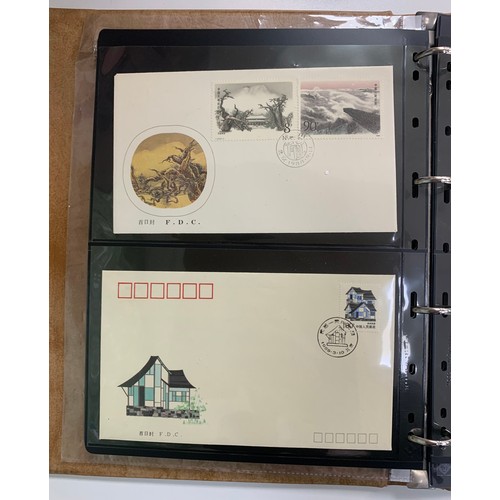 53 - China, modern collection in binder, 1980’s issues with 40 FDC’s.