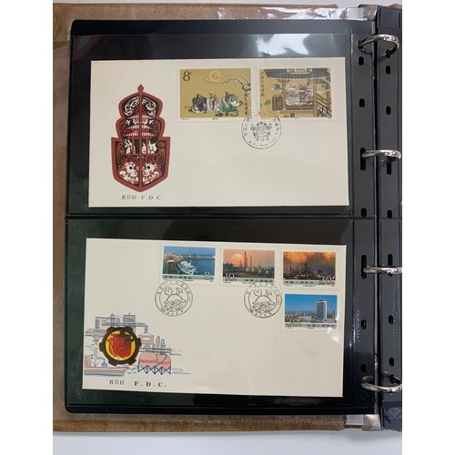 53 - China, modern collection in binder, 1980’s issues with 40 FDC’s.