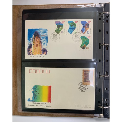 53 - China, modern collection in binder, 1980’s issues with 40 FDC’s.