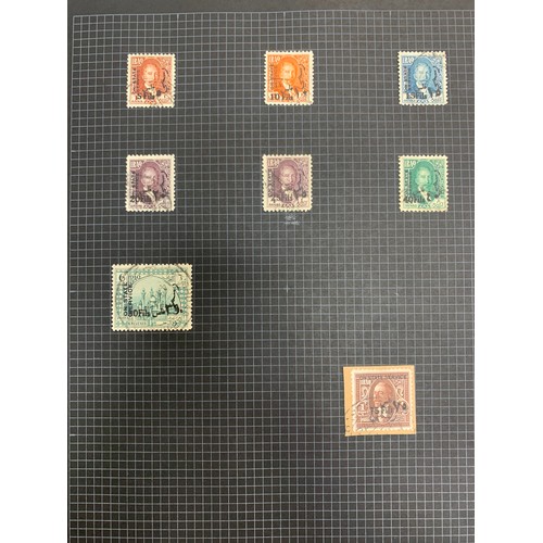 90 - Iraq, early to middle collection on loose leaves, including; 1931 vals to 2r U, 1932 vals to 100f on... 