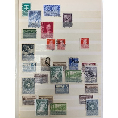 40 - Argentina, early to modern used collection in stockbook, to include; early issues U, etc with used i... 