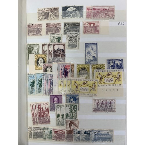 57 - Czechoslovakia, early to modern used collection in well-filled large Lighthouse stockbook, with used... 