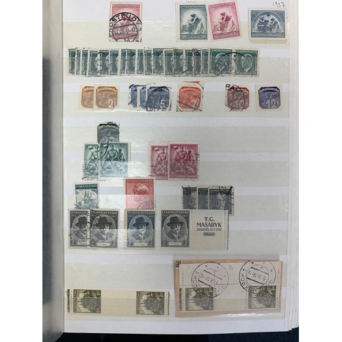 57 - Czechoslovakia, early to modern used collection in well-filled large Lighthouse stockbook, with used... 