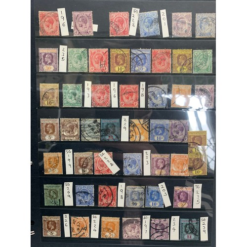 104 - Malaya & States, well presented collection of part sets in binder, including early issues, Straits S... 