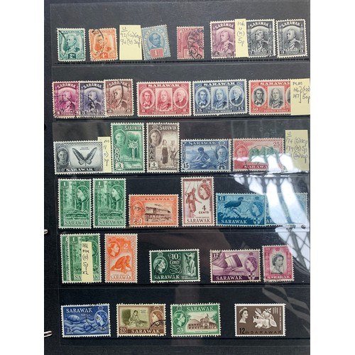 104 - Malaya & States, well presented collection of part sets in binder, including early issues, Straits S... 