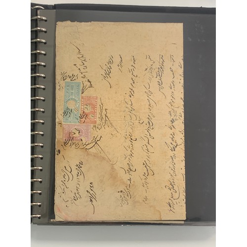 86 - India – Revenues, neatly presented and interesting collection in well-filled binder, including; Cour... 