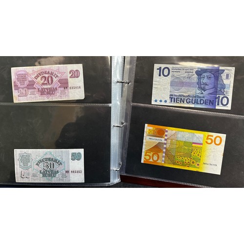 260 - World banknotes (200+), with examples from Australia, Bahamas, Canada, China, Greece, Jersey, Nether... 